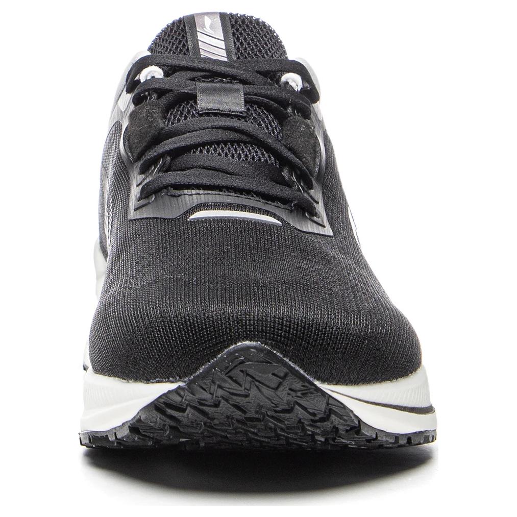 Li-Ning Универсальные удобные нескользящие амортизирующие поддерживающие низкие повседневные кроссовки для бега женские кроссовки черного цвета ARBU006-4