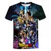 Summer New Japanese Animation Short Sleeve T-shirt 3D Printing T Shirt Men's Clothing Casual Round Neck Women Kids Tees Tops