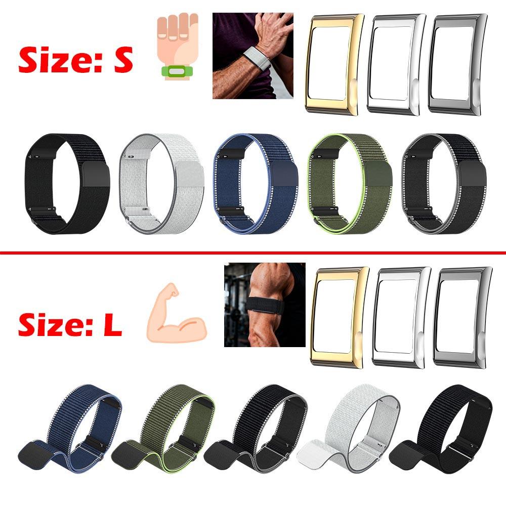 Metal Frame+nylon Band for Amazfit Helio Strap Wristband/armband Biceps Sports Replacement Accessories for Amazfit Helio Strap