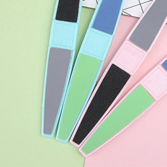 Пилочка для ногтей Двусторонняя многоразовая ручка Удобная сверхлегкая Широкое применение Экономящая труд пилочка для ногтей из полипропиленового материала Инструменты для маникюра и педикюра Принадлежности для ногтей