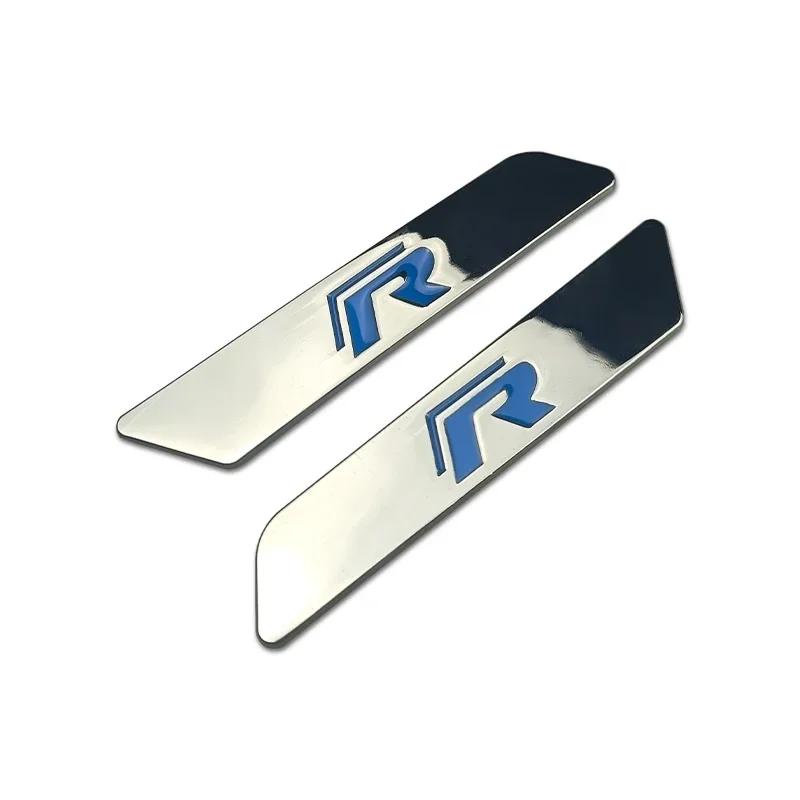AABIO1 3D Metal for VW Volkswagen Golf Polo Tiguan Passat Bora Jetta Touran Caddy GTI T-Roc Car Side Fender Emblem Sticker Trunk Badge