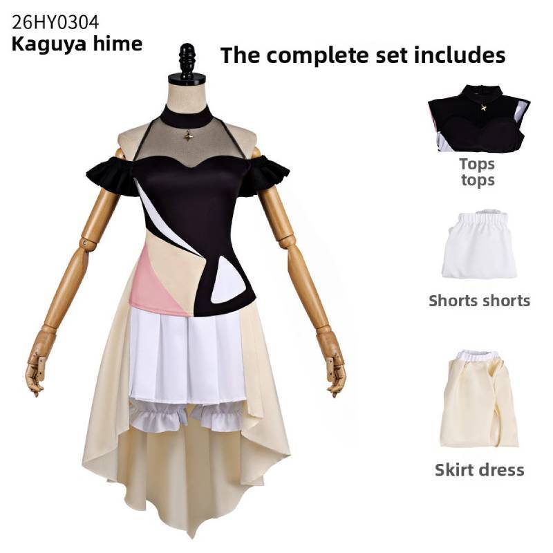 Cosmic Princess Kaguya Cosplay Dress With Soft Polyester For Anime Conventions And Role Play