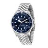 Официально лицензированные 43-мм часы из нержавеющей стали с синим циферблатом, водонепроницаемость 10 АТМ, популярные, деловые, идеальный подарок для мужчин, ищущих работу, стальные, устойчивые, многофункциональные