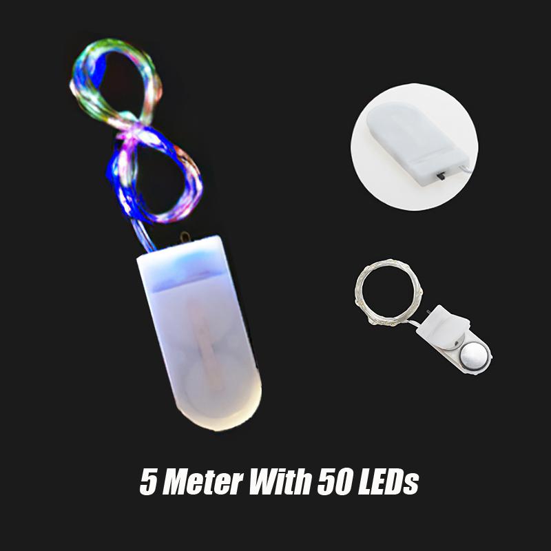 1/2/3/5 м светодиодная гирлянда фея мини светодиодная многоцветная вечеринка свадьба рождество фестиваль атмосфера свет украшение светодиодный свет