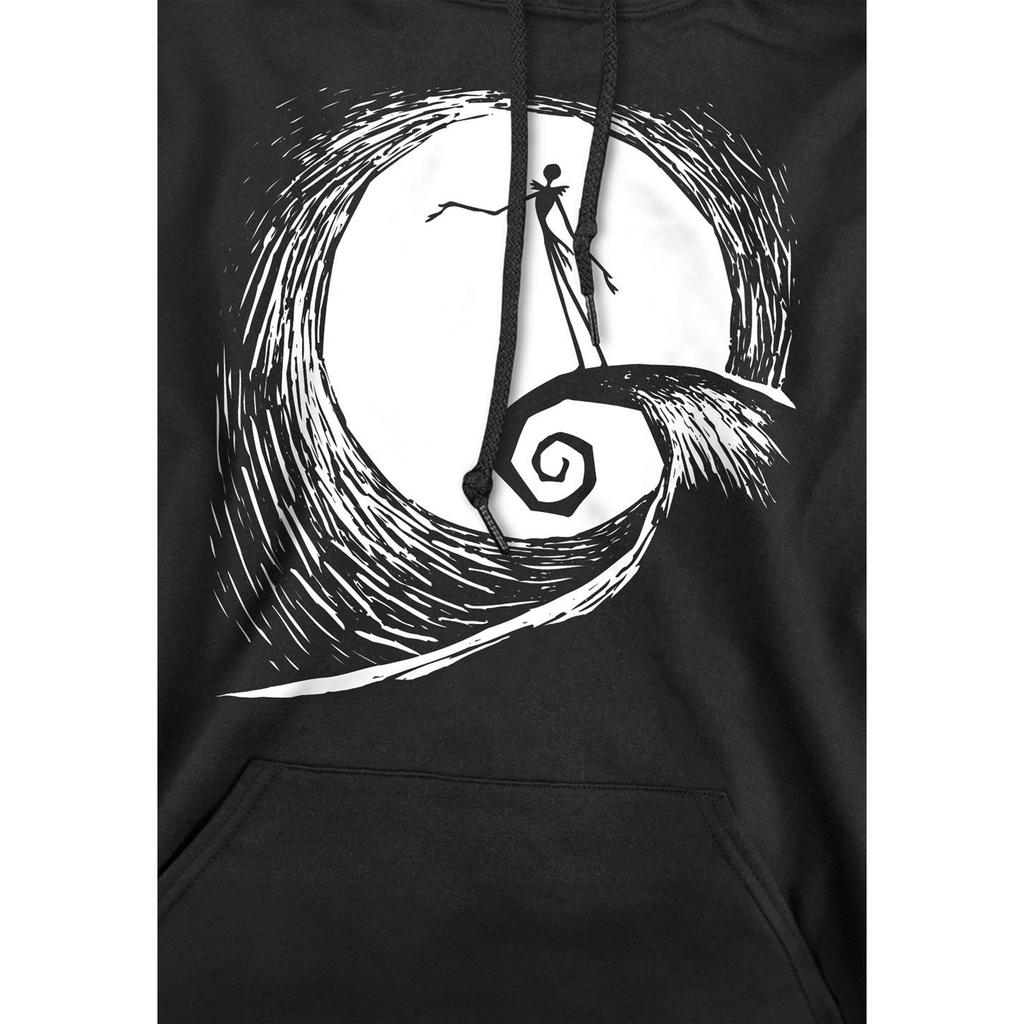 The Nightmare Before Christmas Mens Jack Moon Silhouette Hoodie