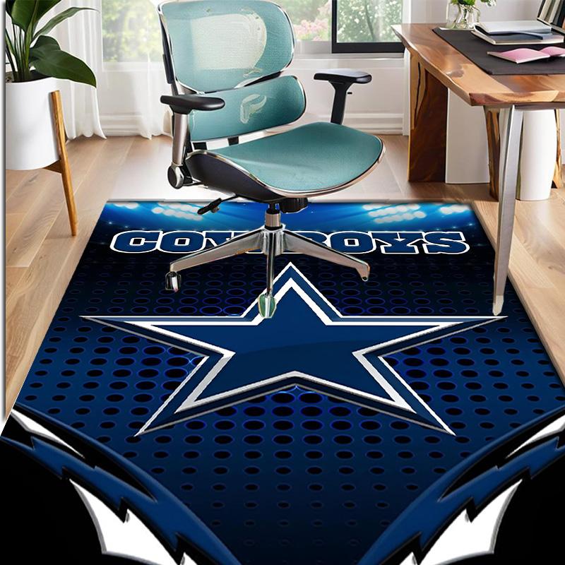 Dallas Cowboys Pattern Rug, Indoor/Outdoor Mat, for Picnic, Gameroom, Bedroom, Office, Living Room, Home Decor Carpet, Birthday Gift