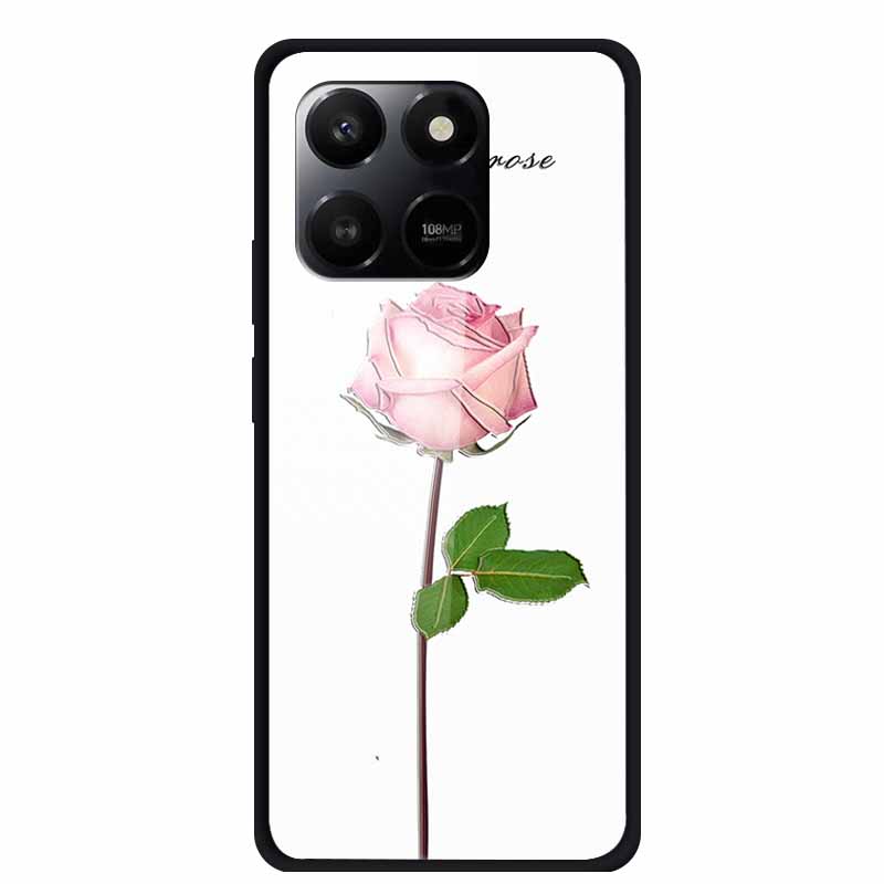 Стеклянная задняя крышка для Honor X7d 2025 Чехол X 7 D Coque Жесткий чехол из закаленного стекла для Honor 400 Smart Play 10T 5G Чехол Funda Para