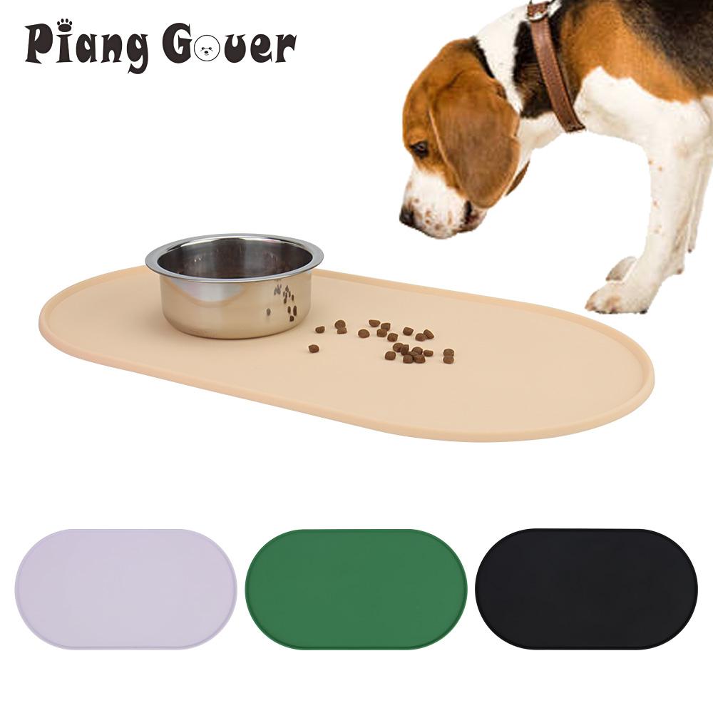 S/L Silicone Pet Bowl Mat Cat Dog Bowl Non-slip Mats Feed Eat Food Pad
