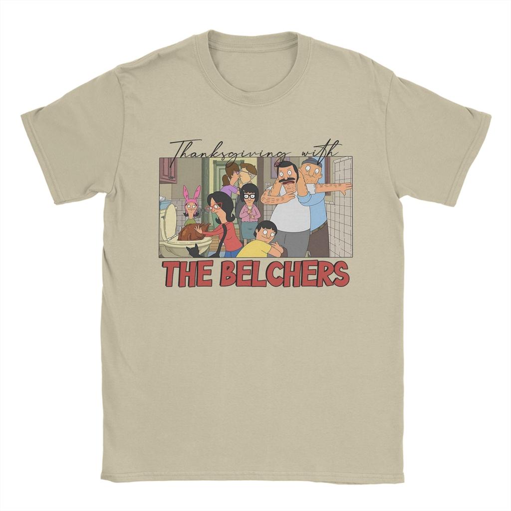 Mens Womens B-Bob Burgers Thanksgiving Song  T Shirt 100% Cotton Graphic Printed T-Shirt Happy Thanksgiving  Clothing Outfits