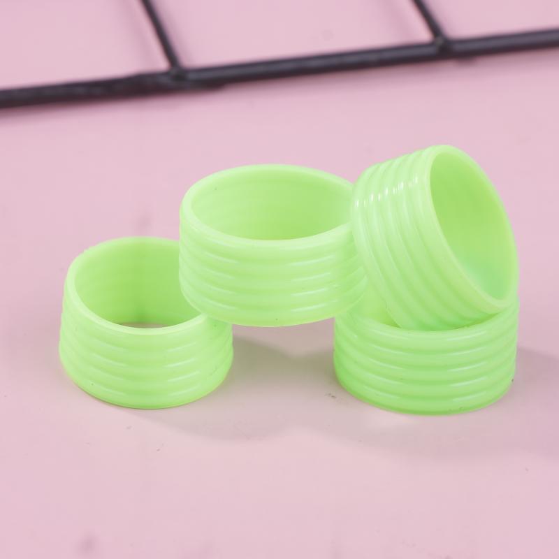 4 шт. Силиконовые фиксирующие кольца для ручки теннисной ракетки, Эластичная, впитывающая пот обмотка ручки, Уплотнительная резина, Аксессуары для тенниса