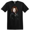 Natasha Romanoff Movie T Shirt Red Hair Spy Hero Portrait Graphic Tee Film Gift