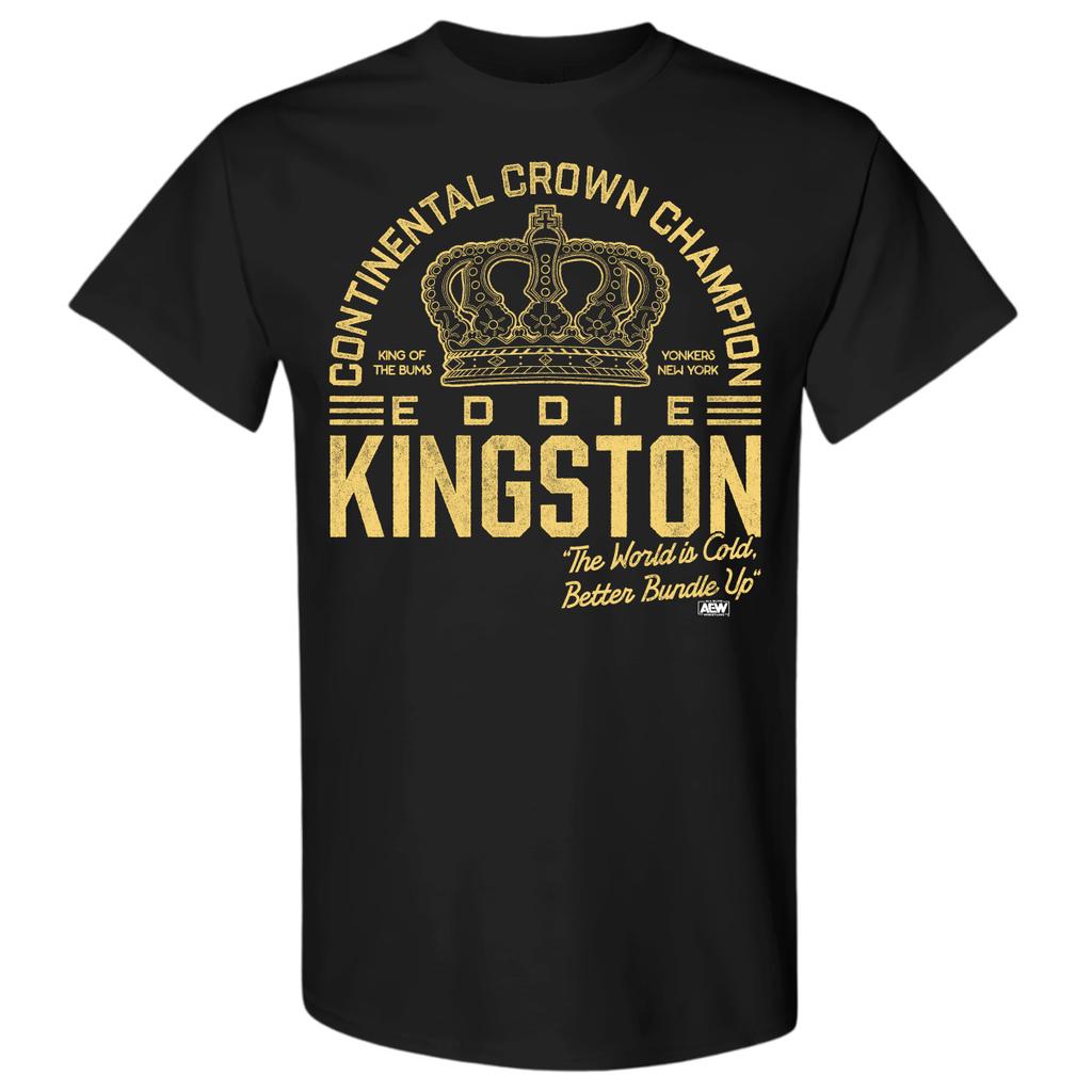 EDDIE KINGSTON - CONTINENTAL CROWN CHAMPION AEW Official T-Shirt