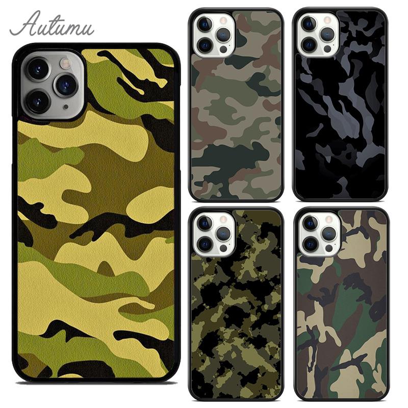 Камуфляжный модный чехол для iPhone 11 12 13 14 Pro Max mini X XR XS SE 2020 6S 7 8 Plus Samsung Galaxy S21 S22 Cover