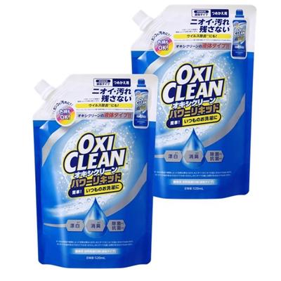 OxiClean Power Liquid 520мл Заправка жидкого кислородного отбеливателя с чистым цветочным ароматом (Набор 2)