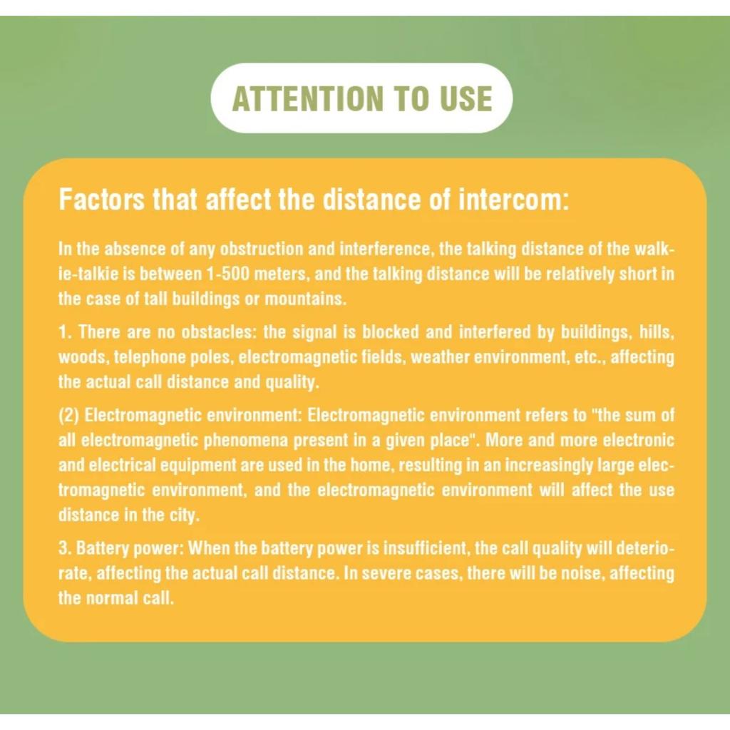 2PC Children's Walkie-talkies Wireless Cartoon Pagers Remote Intercom Outdoor Kids Toys Parent-child Interaction Education Game