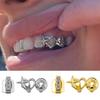 Хип-хоп грилзы для зубов для мужчин и женщин, племенные dental grills с дизайном двойной полой звезды