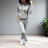 2 Piece Outfits for Women Long Sleeve Pullover Hoodie Sweatshirts Jogger Pants Set Fall Casual Tracksuit Lounge Set