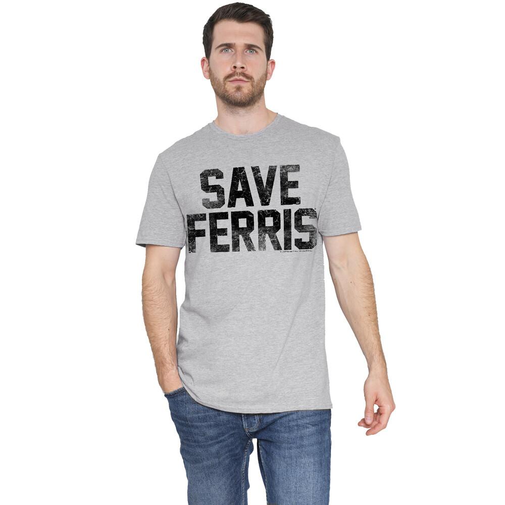Ferris Bueller Save Ferris T-Shirt S-2XL, Athletic Heather