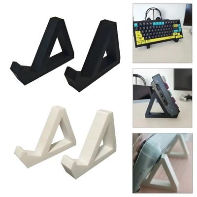 2 шт. Держатель для клавиатуры 3D-печать Пластиковая полка для хранения клавиатуры Прочная подставка для демонстрации клавиатуры