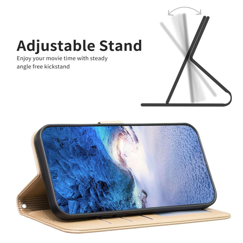 Для Huawei Honor X7a, X6a, Mate 60, Honor 90, Honor 90 Pro, Honor X50i Lucky Grass Four Leaf Clover Pattern из искусственной кожи, откидная подставка, чехол-кошелек для телефона