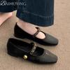 Fashion Elegant Women Flats Square Toe Shoes New Summer Loafers Party Sandals Designer 2025 Fashion Brand Women Shoes Zapatillas Mujer