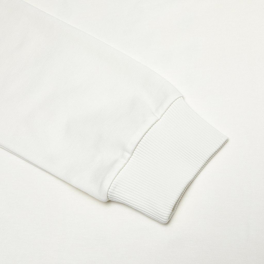 Fila Official Womens Pullover Sweatshirt 2023 Autumn Fashion Casual Simple Round Neck Knit Top Women Tops White F11W338208FWT