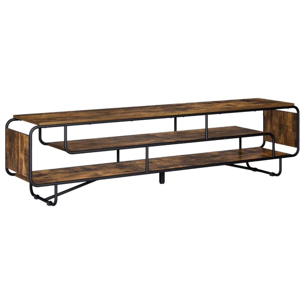 TV Stand 180 x 36 x 45 cm Smoked Oak Engineered Wood