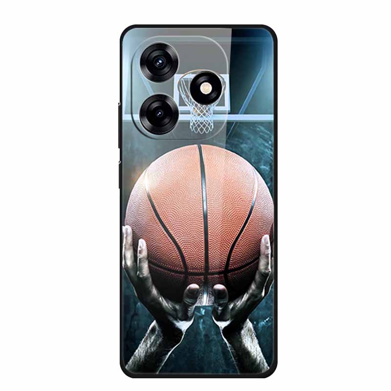 Glass Case For Honor X5c Plus Case Soft Bumper Hard Tempered Glass Back Cover For Honor X5c Plus Play 10A Phone Case X 5 C Plus