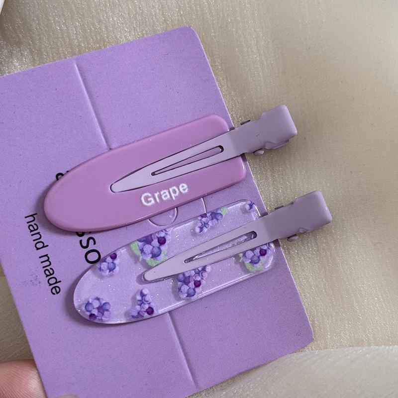 2/3/4 шт. простая розовая сакура бесшовные заколки для волос женские ацетатные листы без изгиба зажим для челки зажим для волос заколки для волос инструмент для укладки волос