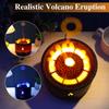 Flame Air Humidifier Jellyfish Electric Aroma Diffuser Lava Volcano Design Flame Effect Air Diffuser Mist Maker Machine