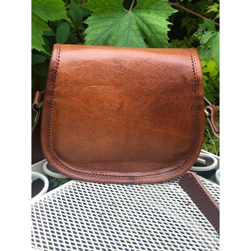 Маленькая кожаная седельная сумка в деревенском стиле, детская кожаная сумка через плечо, кожаная седельная сумка в винтажном стиле, EDC, сумка для телефона через плечо, сумка для лекарств