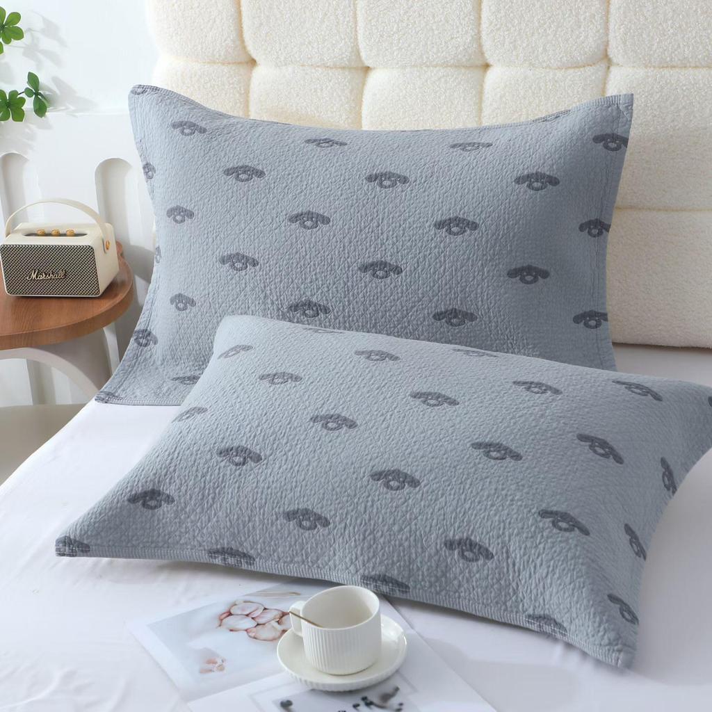 Washable Thickened Jacquard Cotton Pillow Towel - Enlarged, Luxurious, and Durable Design.