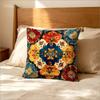 Vintage Boho Mandala Pillow Cover Ethnic Turkish Kilim Print Cushion Case For Sofa Couch Bohemian Moroccan Home Decor Boho