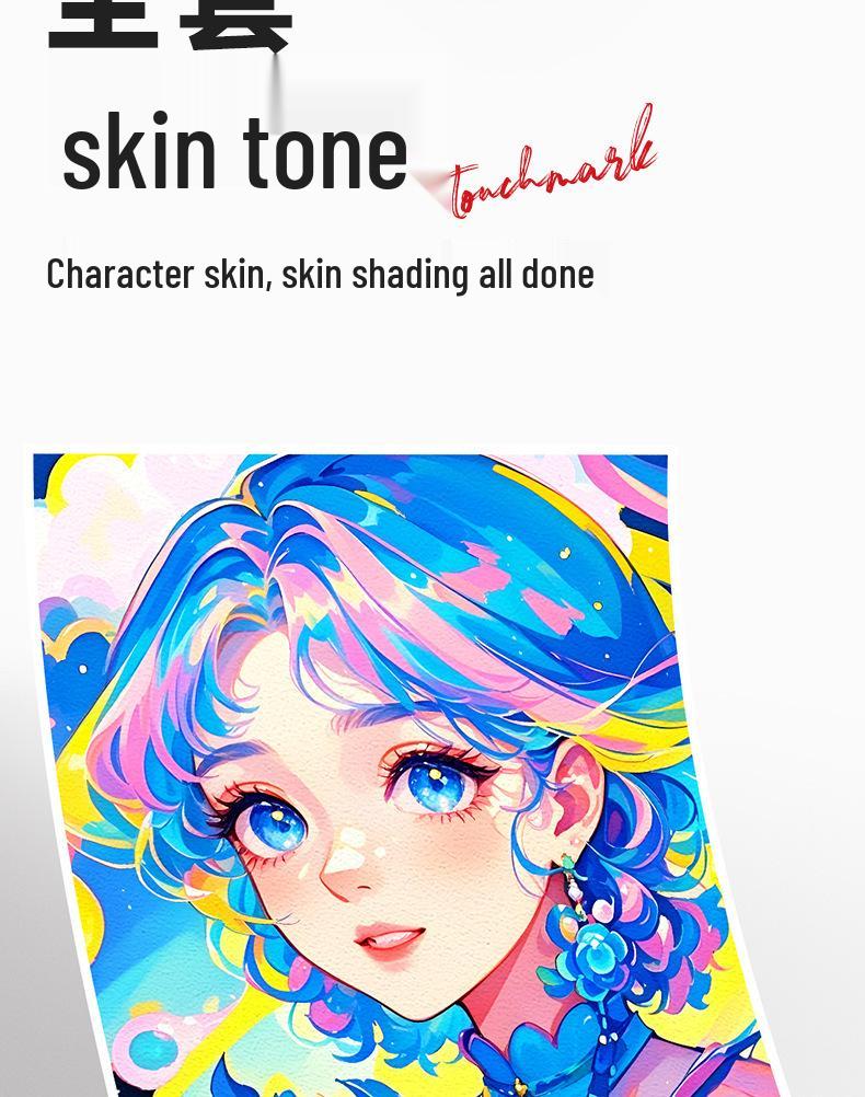 Acrylic Soft-Tip Marker for Elementary Students - Opaque, Blendable, Washable