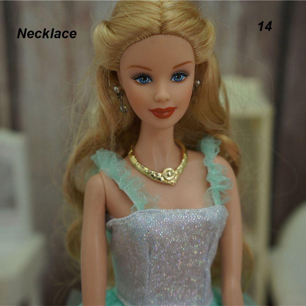 Кукла для маленьких девочек, подарок, игрушки, ожерелья, короны, браслет, ювелирные изделия, одежда, аксессуары, серьги для вечеринки
