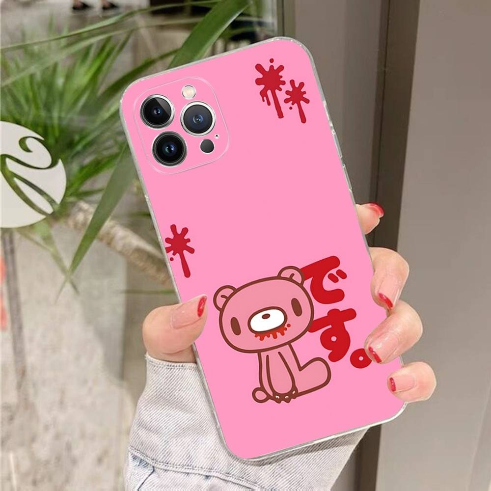 Милый G-Gloomy B-Bear Для IPhone 17 16 16e 15 14 13 12 11 Pro Max Mini Plus Чехол для телефона