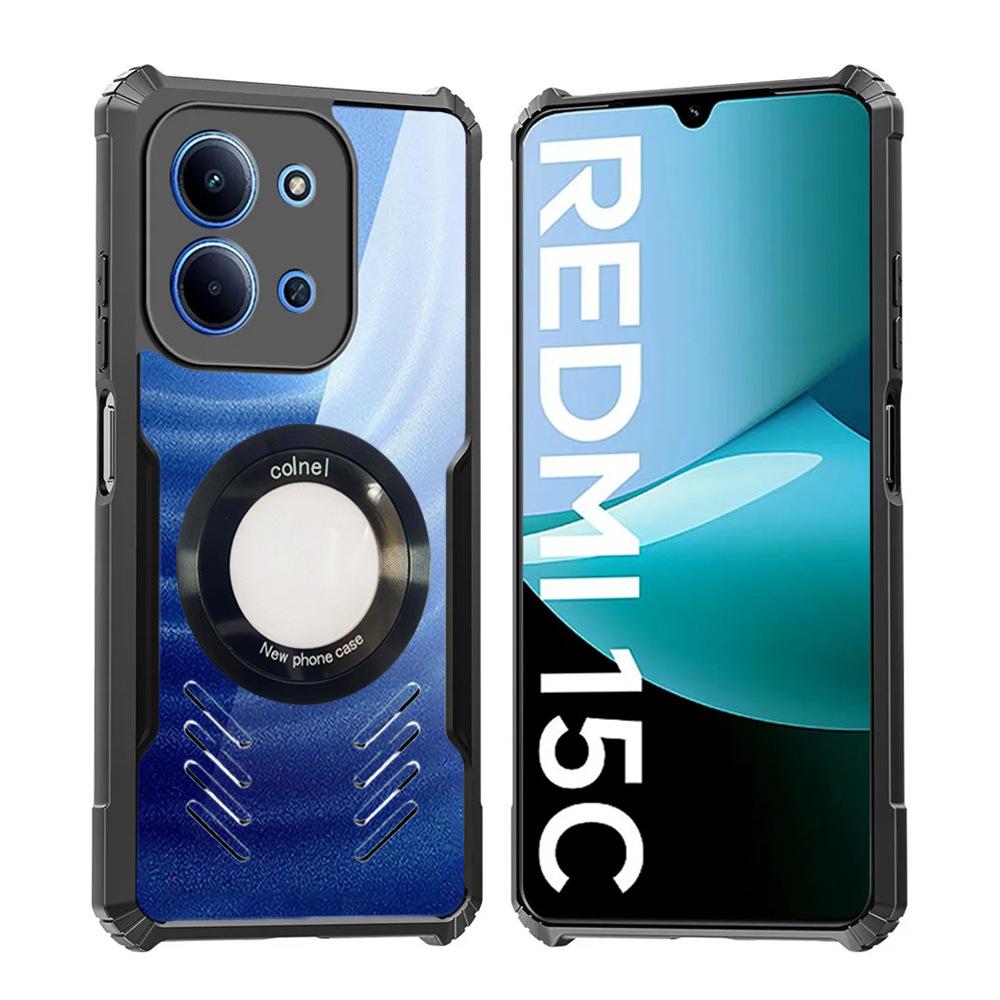 Корпус с теплоотводом для мобильного телефона Redmi 15 15C A5 A4 Turbo 4, акриловый защитный чехол