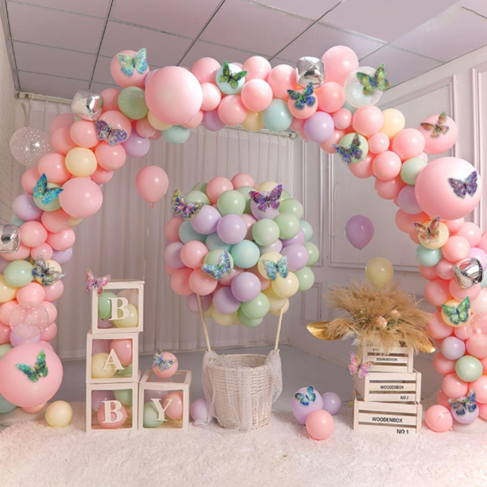 60 шт. Наклейки для скрапбукинга в стиле INS с бабочками, 3D канцелярские наклейки, Декор для открыток