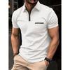 Summer New Quick Drying Lapel Polo Shirt With Button Pocket For Men'S Sports Polo Shirt Fitness And Casual Slim Fit Daily Work Shirt
