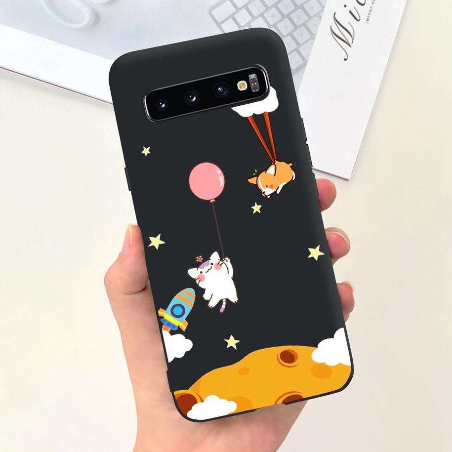 For Samsung S10 Plus SM-G975F Case Cute Dinosaur Duck Cartoon Soft Silicone Phone Cover For Samsung Galaxy S10 S10e G973F Bumper