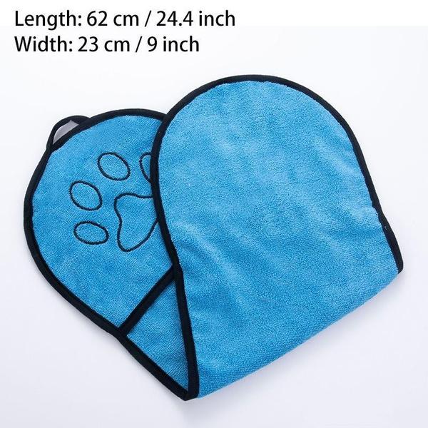 1PC Small Pet Towels for Drying Dogs - Heavy Duty Soft Microfiber Bath Towel - Super Absorbent, Quick Drying, & Machine Washable