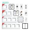 BSEED Стеклянные рамки ТВ/ST/USB Розетка Type-C EU Розетка CAT5 RJ45 HDMI Розетка Функциональные части 1/2-клавишные Механические кнопочные выключатели Часть