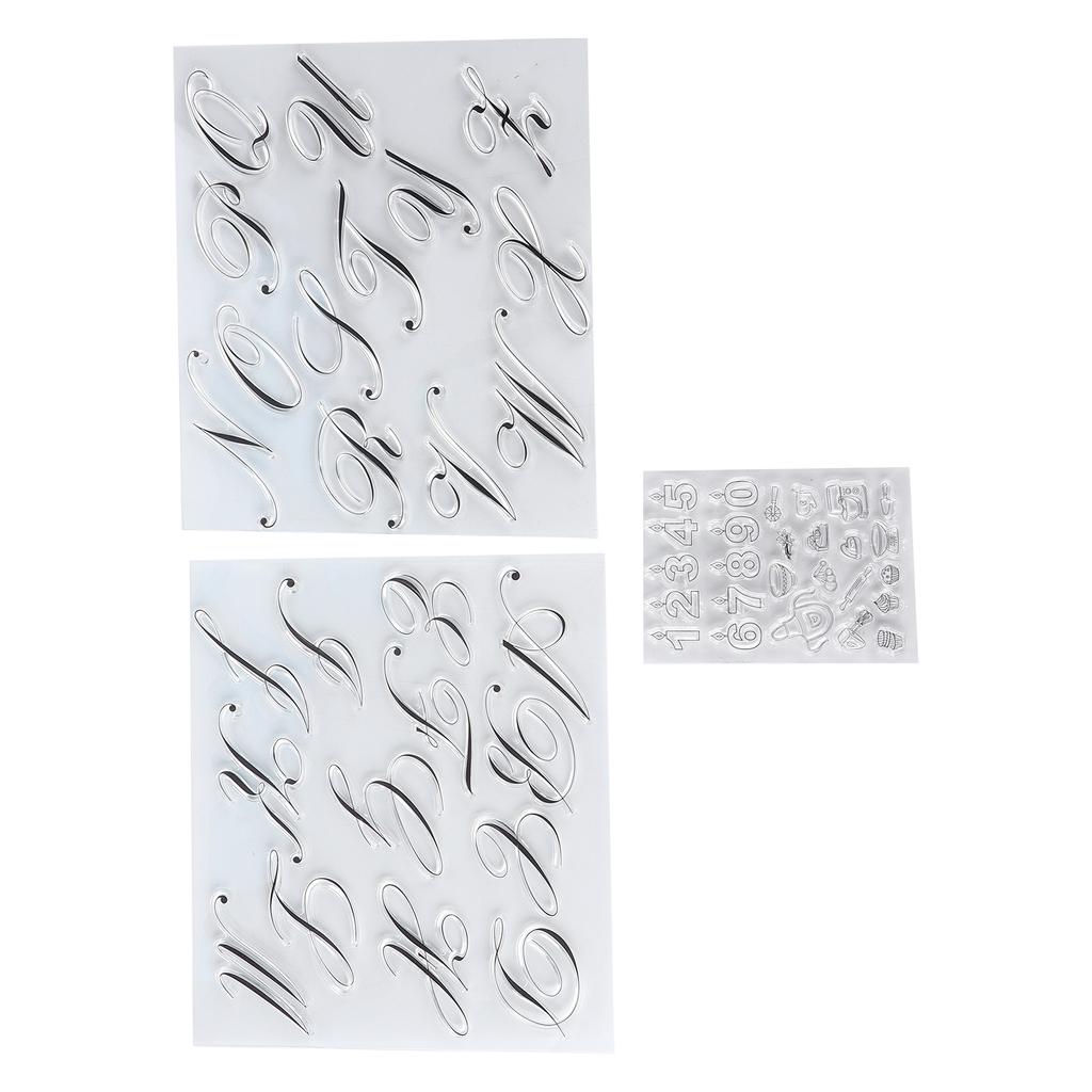 3 шт. прозрачных штампов, безопасные, практичные, легкие, принадлежности для изготовления открыток, подарки для поделок