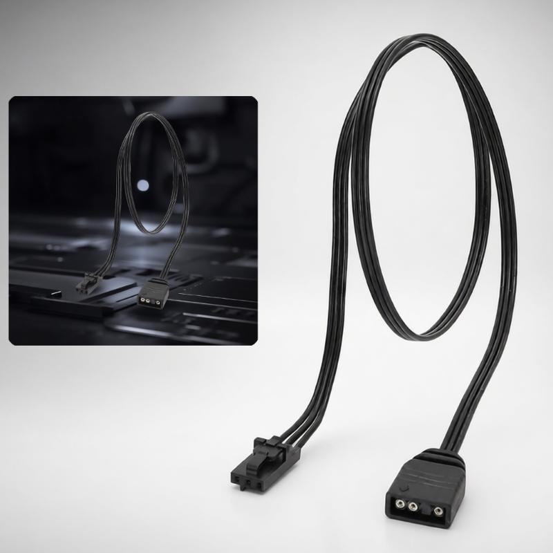Кабель 5V ARGB с синхронизацией подсветки для игровых ПК ROG, материал ПВХ, разъемы, длина 0,5 м