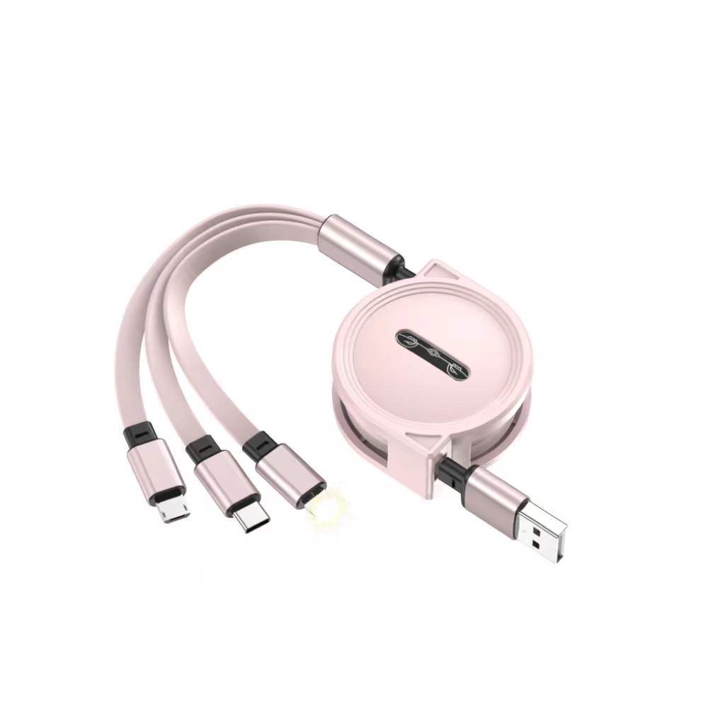 3 в 1 USB-кабель для быстрой зарядки Кабель USB Type C для iPhone Samsung Huawei Xiaomi Micro USB Lightning Cable Зарядное устройство