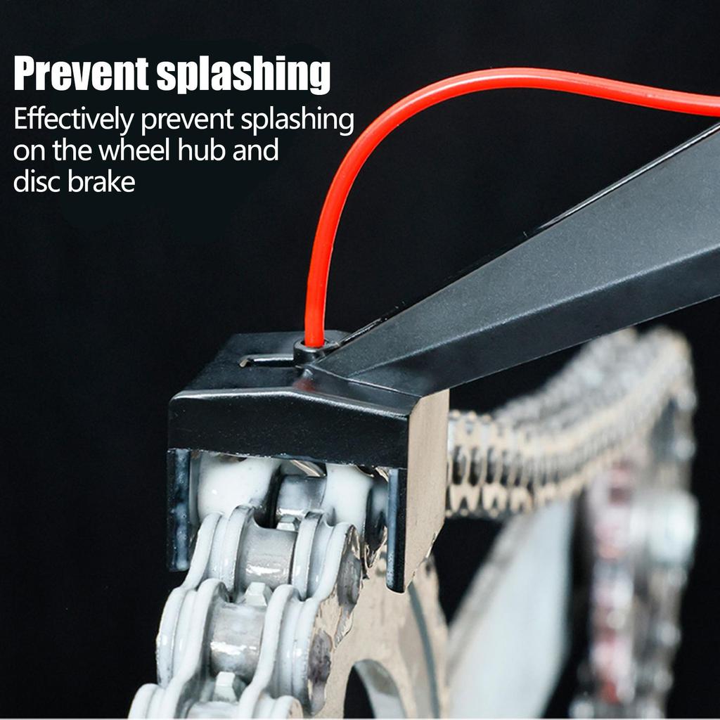 Multifunctional Motorcycle Chain Oiler Spray Gear MessFree Motorcycle Chain Lube Applicator Moto Chains Cleaner Tool