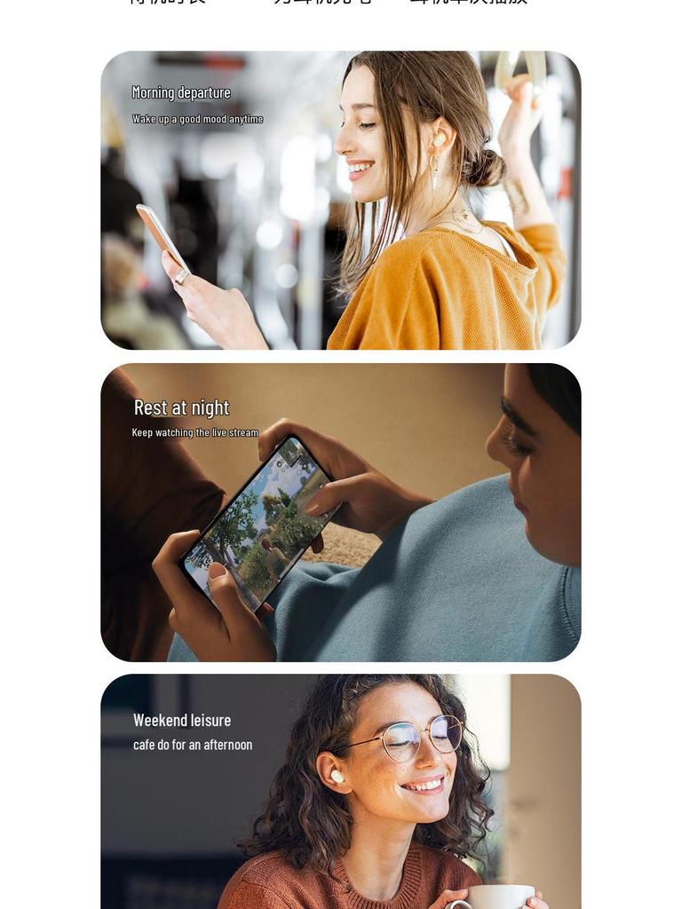 Беспроводные Bluetooth-наушники TWS5.3 M41 с прозрачным чехлом, светодиодным дисплеем, шумоподавлением, мини и водонепроницаемые.