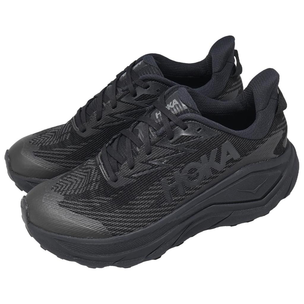 HOKA One One Challenger 8 Водонепроницаемые и дышащие Водонепроницаемые и дышащие Беговые кроссовки Унисекс Черный 1180811-BBNB