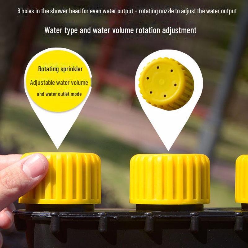 Садовый дождеватель для полива: Распылительная головка с большим потоком для овощей и цветов