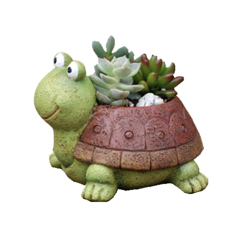 Tortoise Succulent Lanter Silicone Mold for  Lant Ot Resin Mold for Succulent Animal Fun Mould Cute Desk Home D
